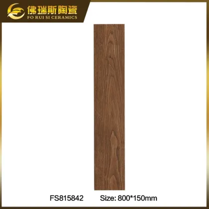 Good price browns 150X800mm floor wood porcelain tile
