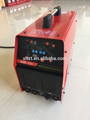 aluminum welding machine WSME-250 inverter pulse ac dc tig welder TIG 250P for sale