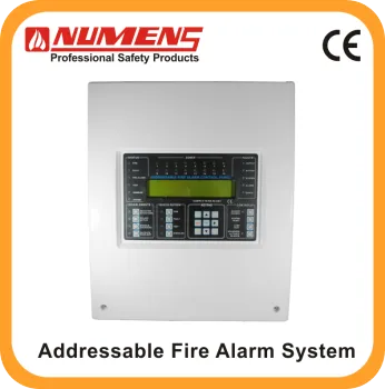 CE&EN Certificated Analogue Addressable Fire Alarm Control Panel 2 loop