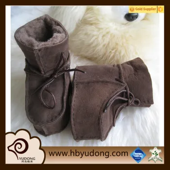 Hot sale sheepskin baby boots/shoes