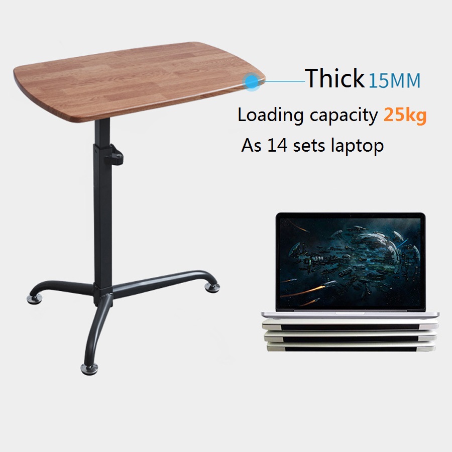 Height adjustable Rolling Office Desks