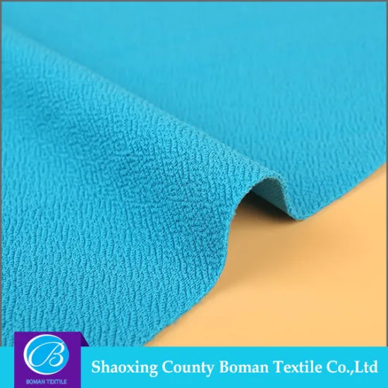 Cheap fabric supplier New style Custom Knitted crepe spandex fabric