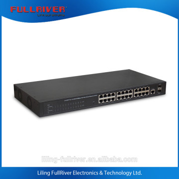 24-Port Gigabit 2 SFP Slots POE Web Smart Ethernet Switch