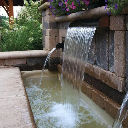 Wall Waterfall Glass Water Wall Fountain