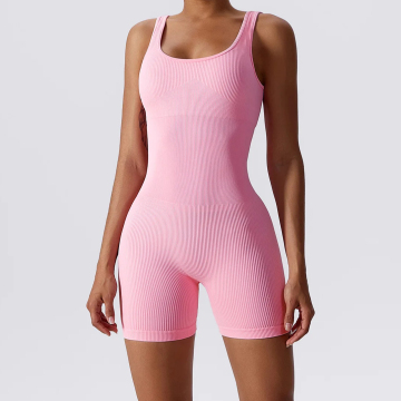 Hochwertiges einteiliges Sport Training BodySuit engen Yoga -Overall für Frauen