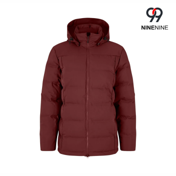 Veste d'hiver à capuche isolée Short Box Baffle