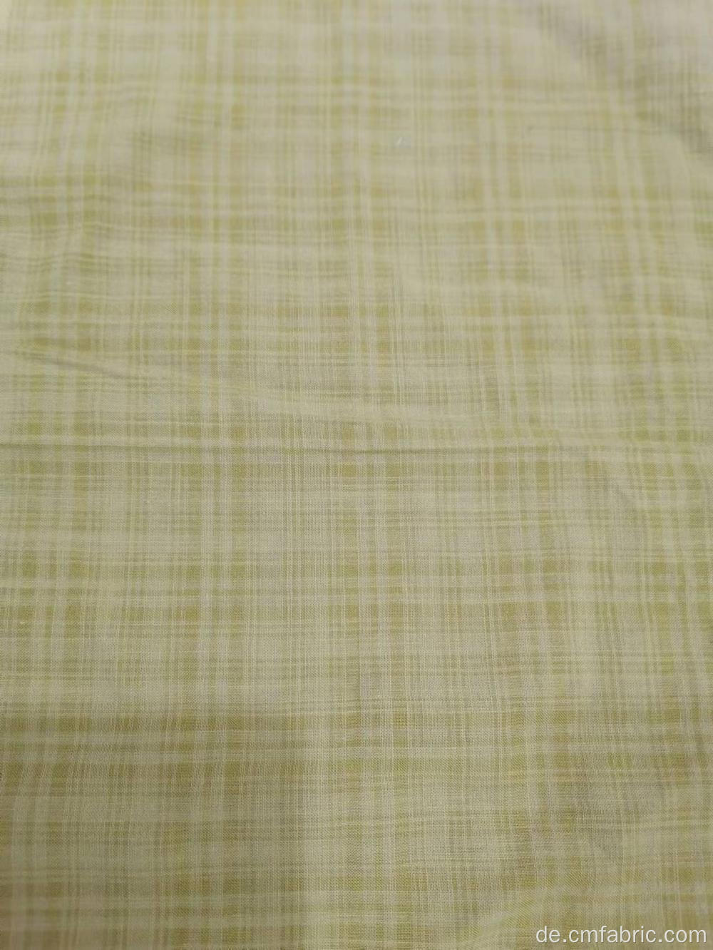 Rayon Cotton Plain Farmed Zwei -Ton -Check -Stoff