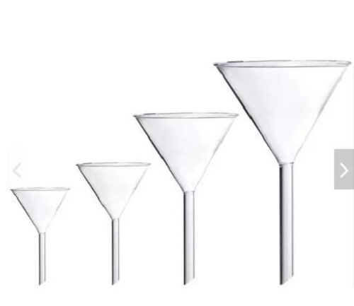 Laboratory Use Long Stem Glass funnel 90ml