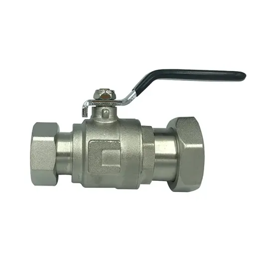 Wholesale 11/4 Inch Uk Market Popular 22Mm 28Mm Bsp Npt Thread Brass Isolate Valve With Rotary Nut