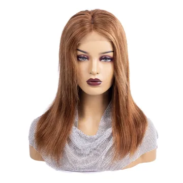150% density piano highlight color #4 #27 4*4 closure lace wig Wholesale 100% sliky Raw Virgin Cuticle Aligned Indian Human Hair