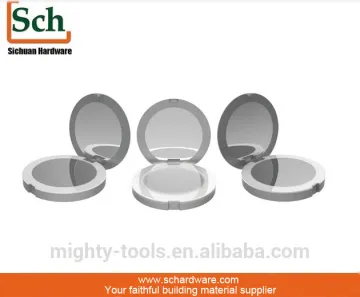 9CM Folded Pocket Mirror With LED Light