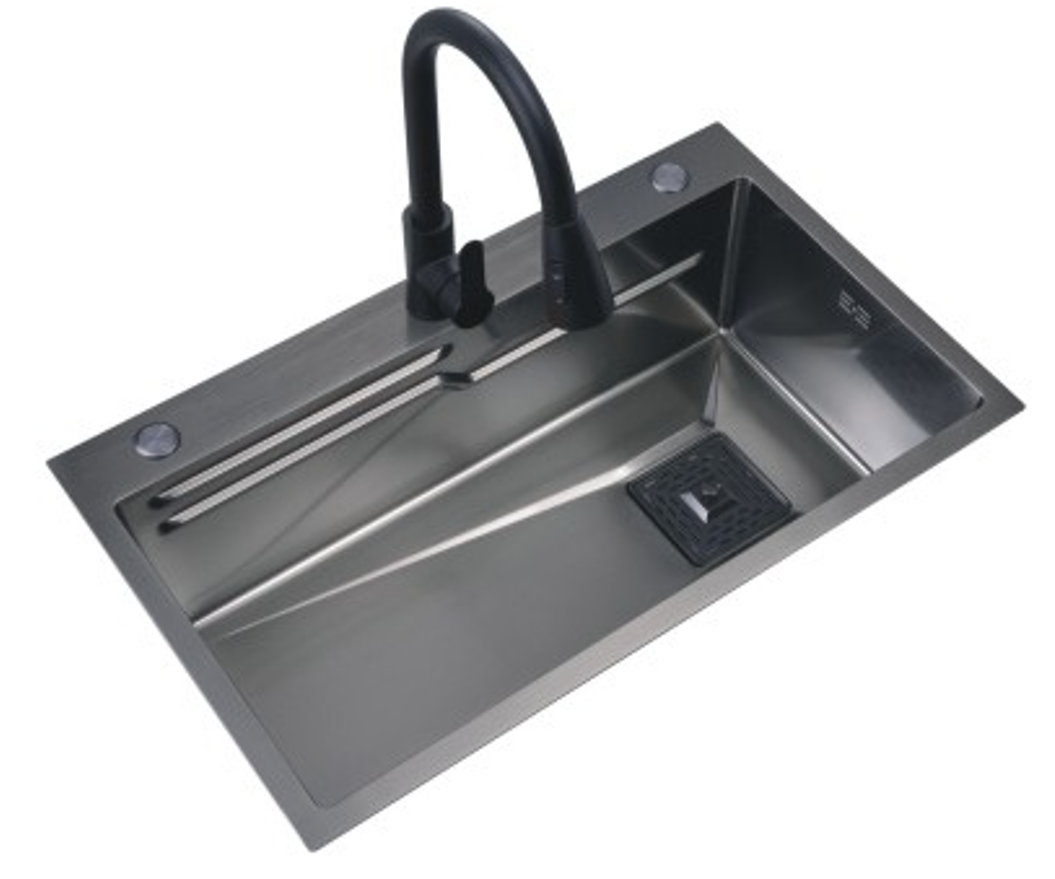 Chậu rửa bát inox lớn hiện đại