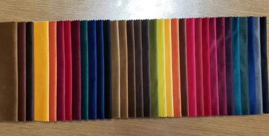 100% Polyester Dutch Sofa Upholstery Fabric Velvet