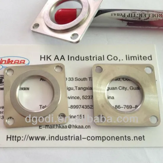 custom stainless steel square metal flat bracket