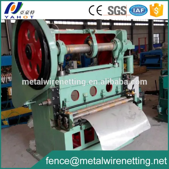 1000mm Width Expanded Wire Mesh Machine Expanded Mesh Metal Machine