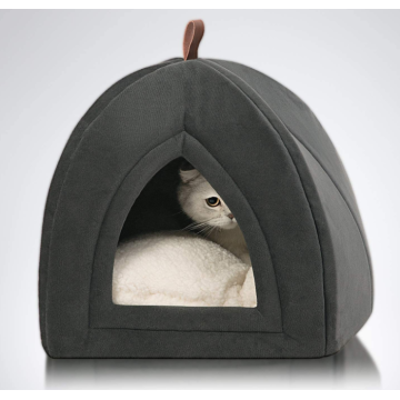 Microfiber Indoor Outdoor Pet Tent Cave Bed