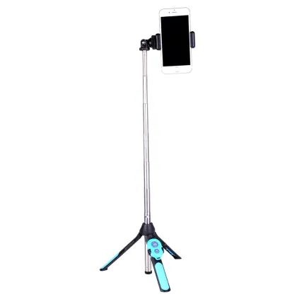 mini selfie stick with remote tripod selfie stand