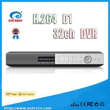 h.264 D1 remote network access 32ch dvr