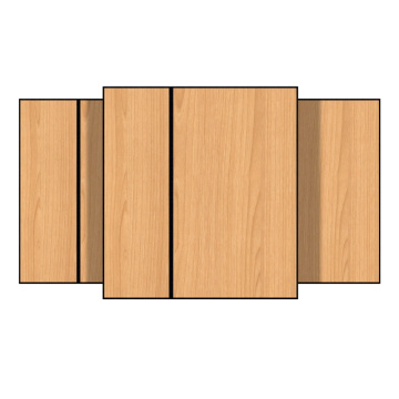 Panel acústico de aislamiento térmico ligero para decoración del hogar