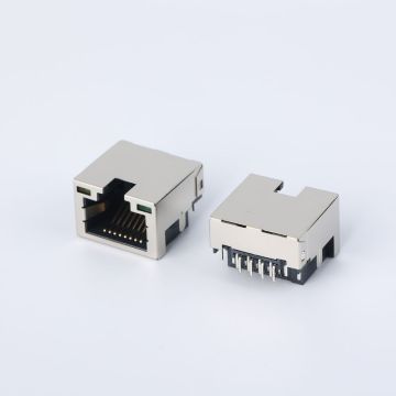 RJ45 konnektör CH -4,20mm 8P8C LED'li