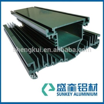 Extrusion d'aluminium Powder Coating Heatsink Profile Extrusao de aluminio Industrial Profile