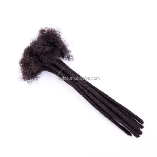 AliLeader Afro Kinky 100% Human Hair Dreadlocks Extensions Handmade Locs Dreadlocks Human Braids Dread Locks