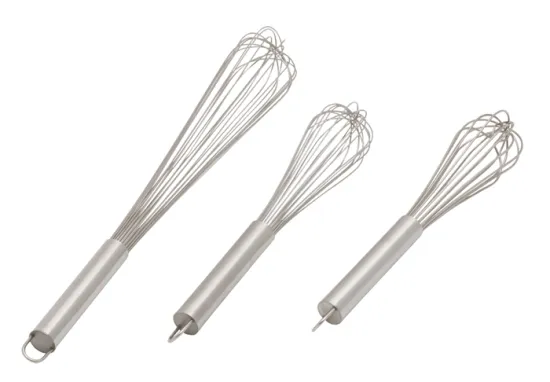 Stainless steel restaurant eggbeater