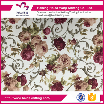 Velour Fabric Knitted Printed Fabric