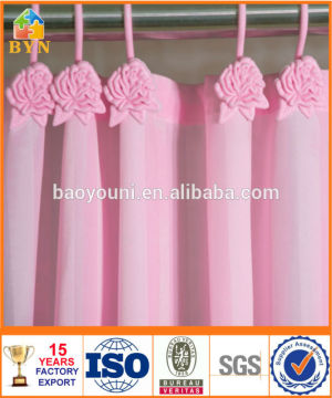 BYN bathroom DIY colorful waterproof shower curtain DQ-YL11