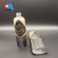 Matte Gold Black Shrink Sleeve Label Wrap Packaging