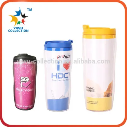 Customizable Craft Double Wall Plastic Thermos Cup