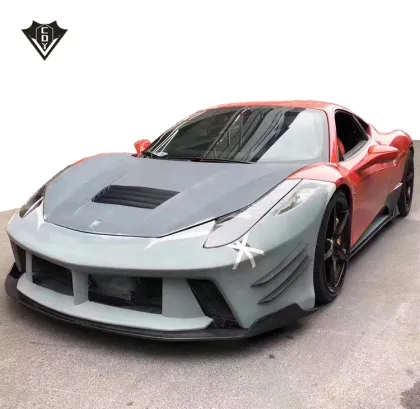 Prior Design Style Car Body Kits - Ferrari 458 Front and Rear Bumpers
