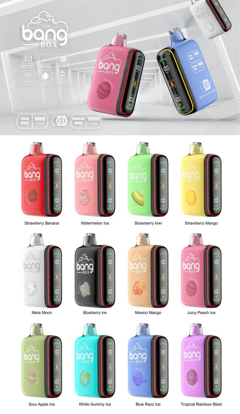 Bang box 18k flavors