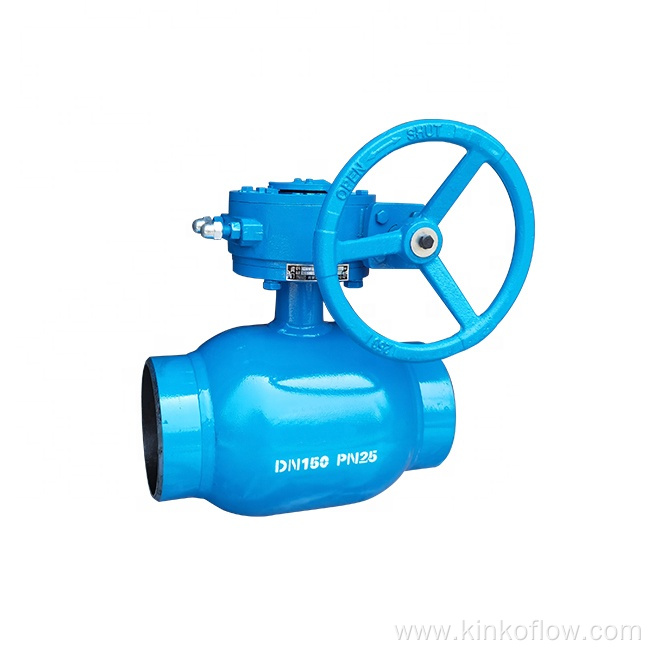 carbon steel RPTFE seal welded ball valve