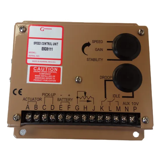 Generator Speed Control Unit: Genst Electronic Speed Governor Controller ESD5111, ESD5520, ESD5330, ESD2241, ADC100-24, ACD110-24