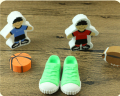 Penghapus Berbentuk Sepatu Sepak Bola 3D Berwarna-warni Baru