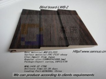 MDF Faced by PVC Blind Profile-Wall Panel