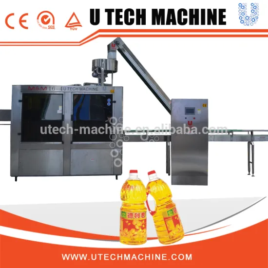 Automatic Rotary Edible Oil Bottle Filling Bottling Capping Machine
