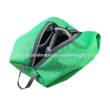 Good-quality personalized nylon shoes bag with zipperNew