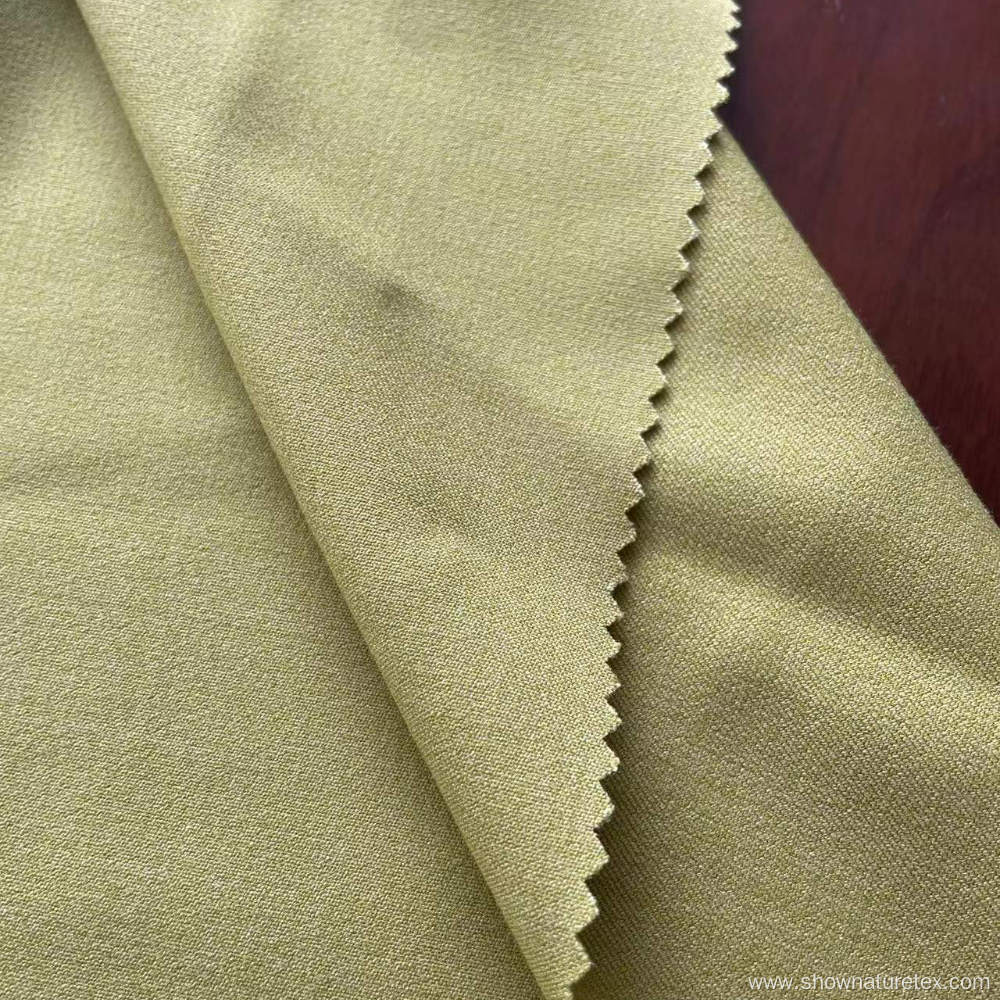 Anti Wrinkle Recycled Polyester Rayon TR Suiting Fabric