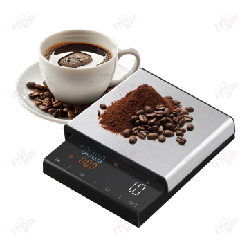Electronic Smart Digital Coffee Scale - 3kg Capacity with Timer