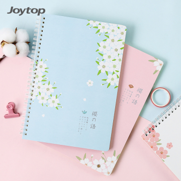 Grosir Bahasa Sakura Spiral Notebook - Joytop 65-6772 Cute Girly Student Notebook
