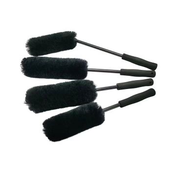 SEQ Auto Car Flexible Premium Sheepskin Wool Car Wash Brush Kit