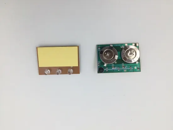 Single LED Light Module Powered by Button Cell
