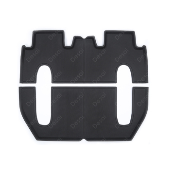 2022-2023 Tesla Model X TPE 3D Foot Floor Mats - Waterproof Vacuum-Moulding Interior Accessory