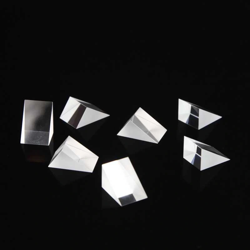 High Refractive Index Glass Triangular Dispering Equilateral Prism