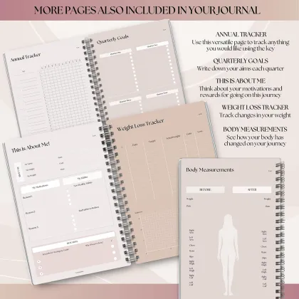 Simplified Monthly Fitness and Wellness Planner