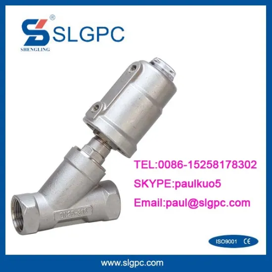 Chinese wholesale low price valves stainless steel actuator angle seat valve SLGPC-SL2000-25