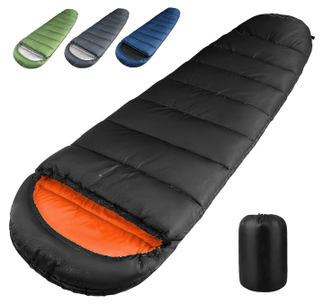 Outdoor Ultralight Waterproof Mummy Sleeping Bag for 3-4 Season Camping Travel (Size M)