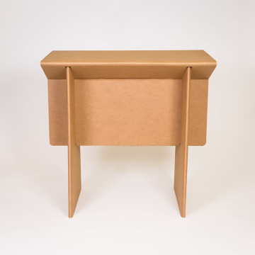 モダンなワークスペースのための持続可能な段ボールスタンディングデスク